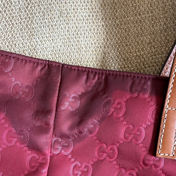 REHAB Gucci Reddish Monogram Tote Bag - Picture 6 of 16